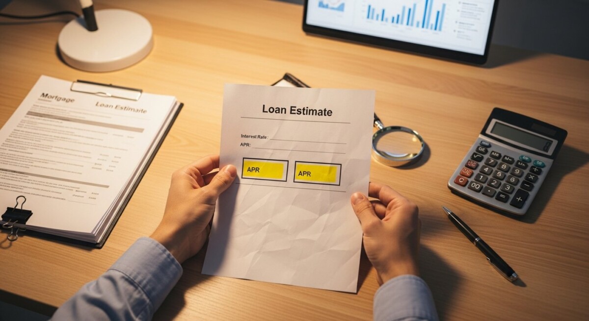 apr vs interest rate on mortgage loan