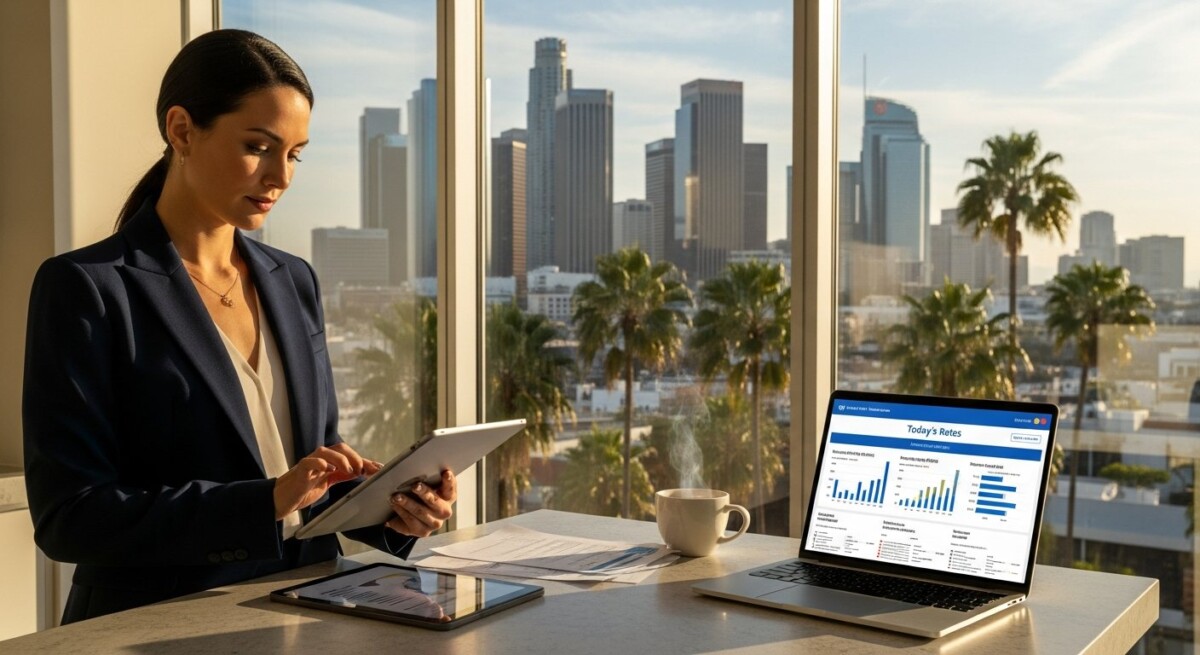 interest rates Los Angeles California