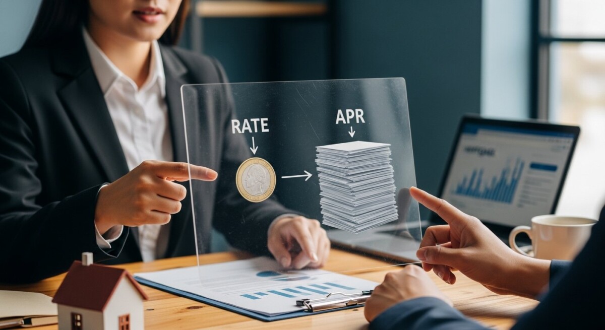 what is APR vs interest rate on a mortgage